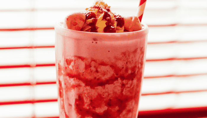 Milkshake de morango