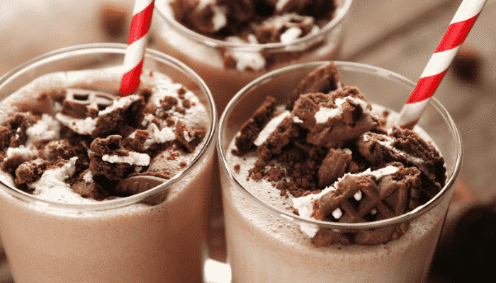 milkshake de chocolate