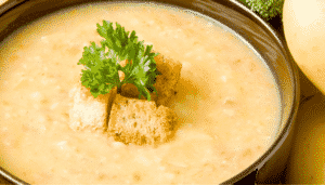 sopa de batata cremosa