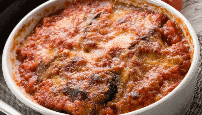 berinjela à parmegiana no forno