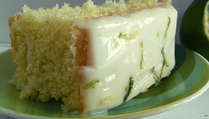 bolo de limão verde