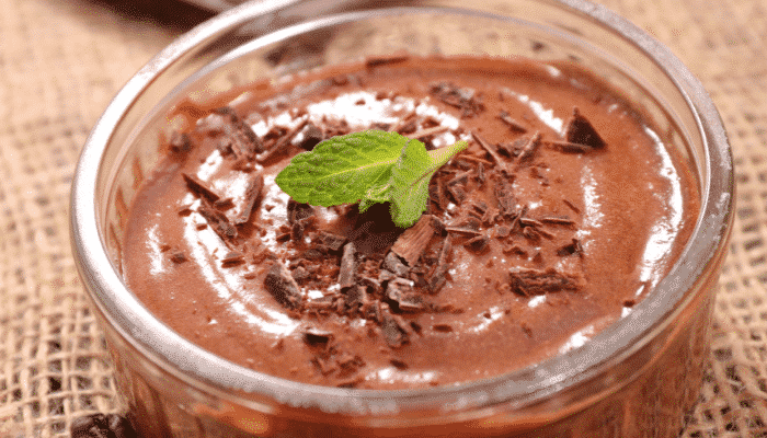 mousse de chocolate cremoso