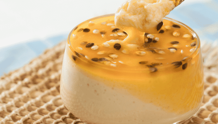 mousse de maracujá com leite moça