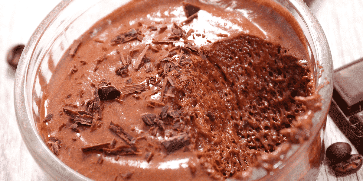 mousse de chocolate cremoso