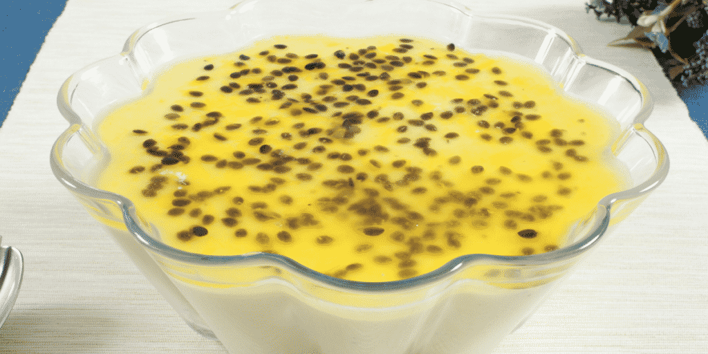 mousse de maracujá