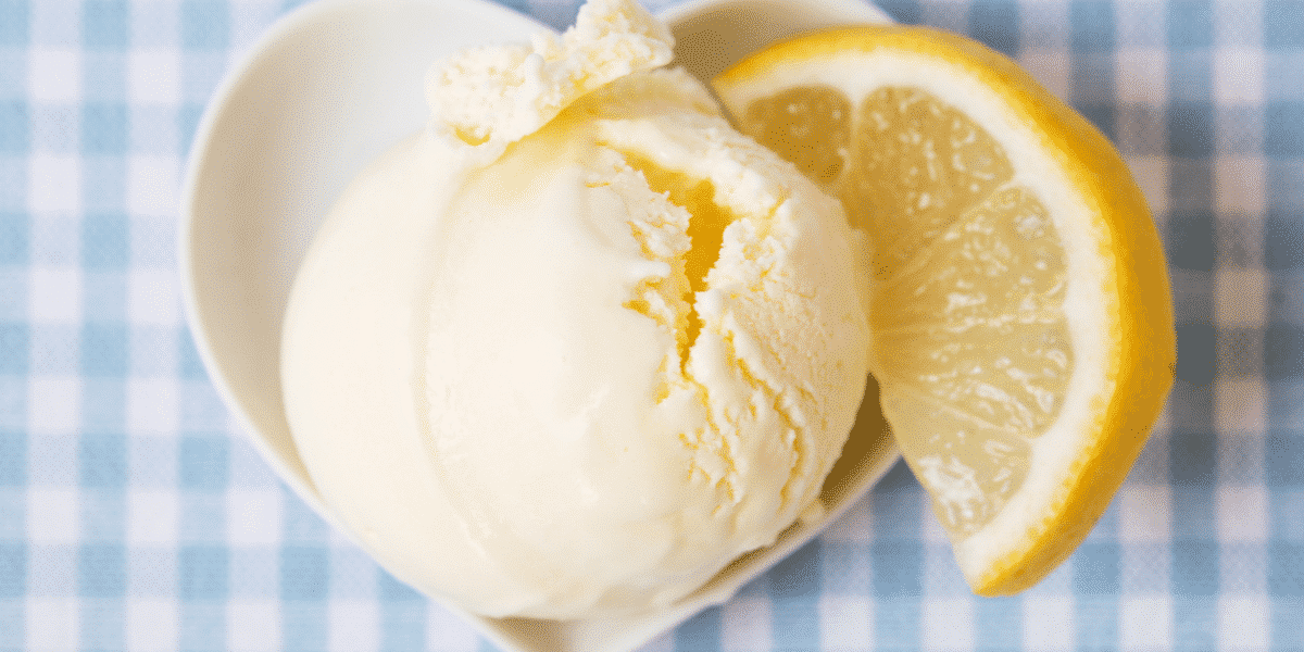 sorvete de limão