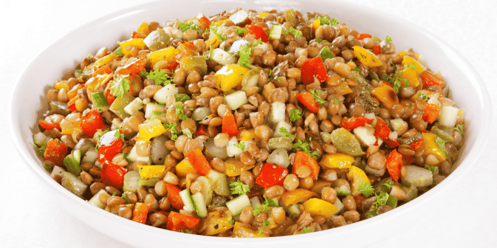 lentilha com legumes