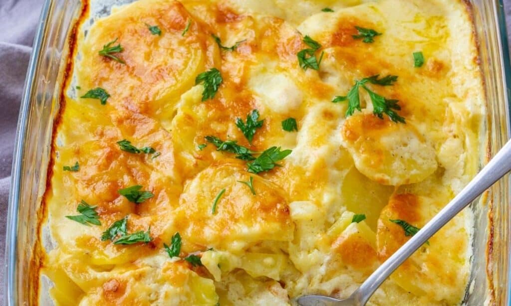 Faça neste fim de semana o delicioso gratinado de batata cremoso e fácil de fazer! Esta receita combina bem com uma costela. hmm que delícia!