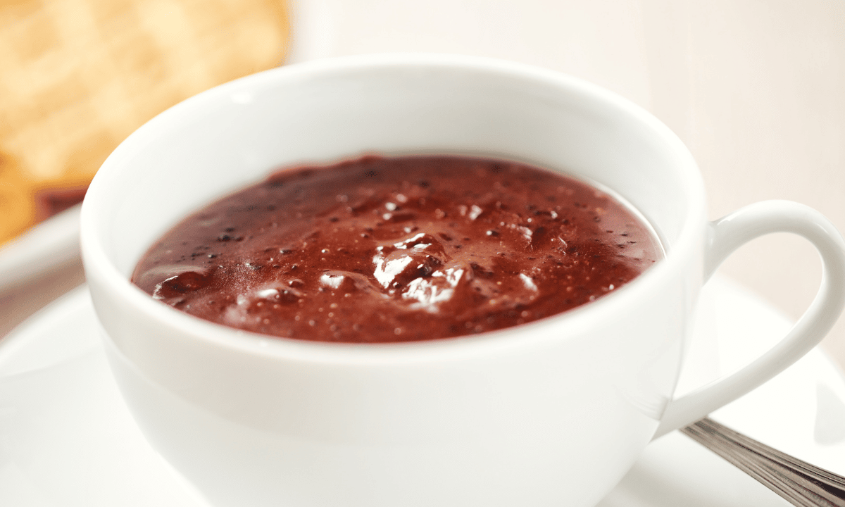 chocolate quente cremoso