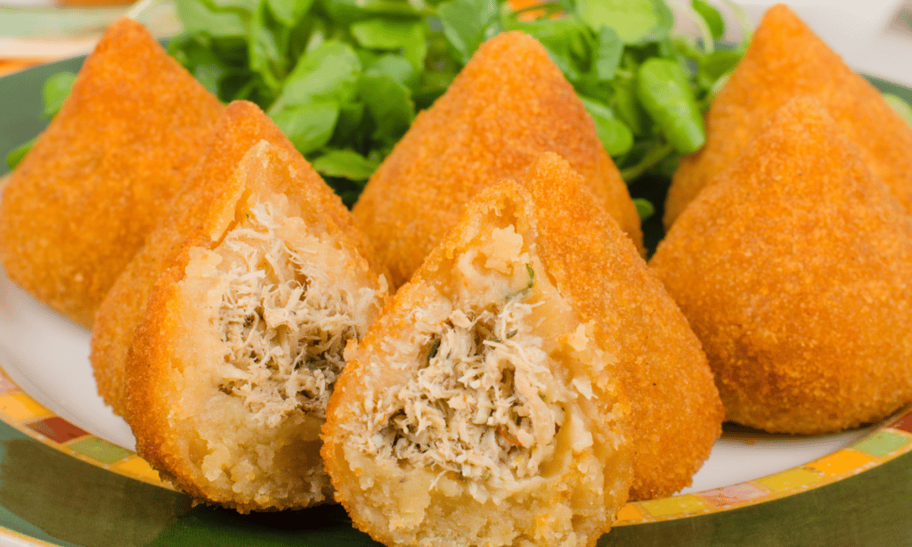 coxinha com atum