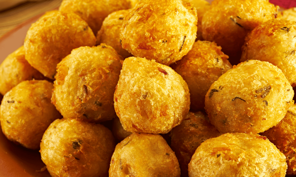 bolinho de bacalhau crocante e macio