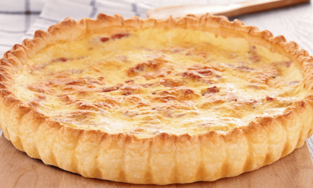 quiche de frango com queijo