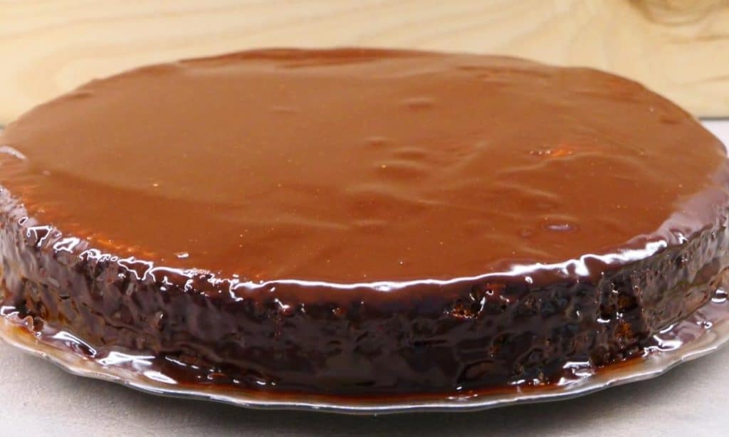 bolo de chocolate com doce de leite