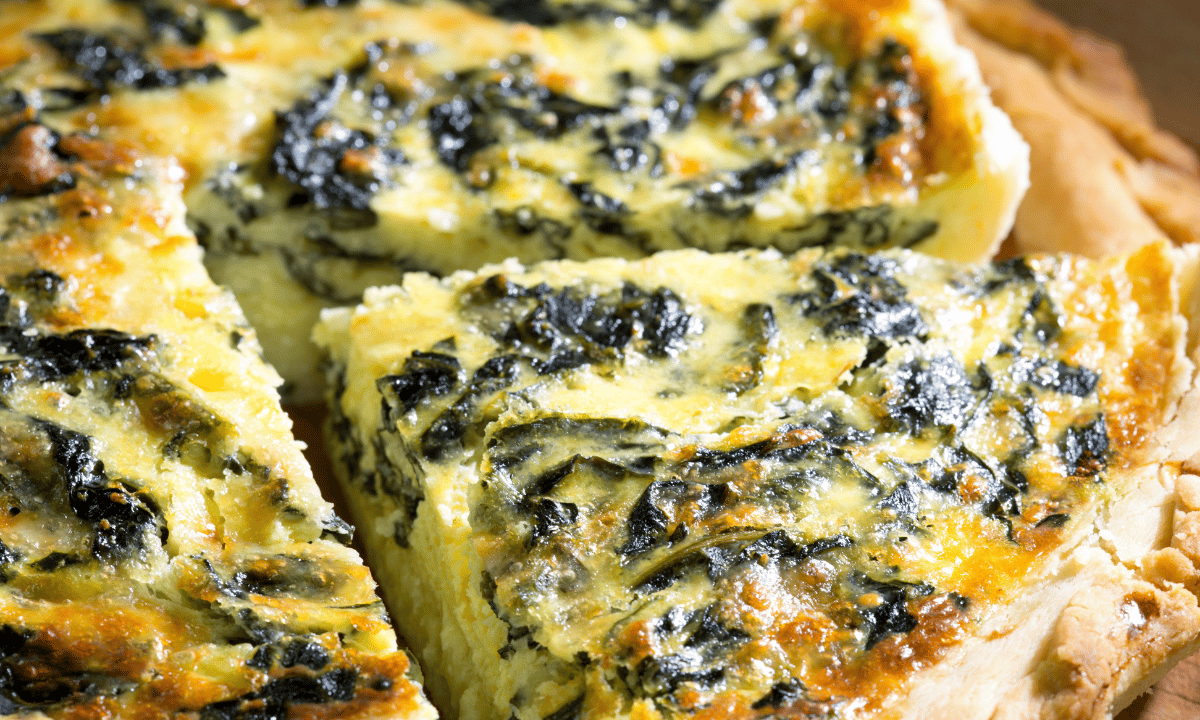 quiche de espinafre