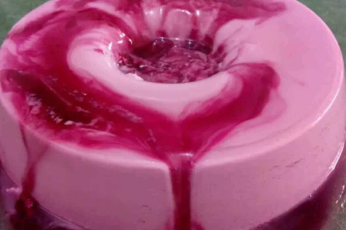 Pudim de vinho com gelatina de uva uma delícia para os dias quentes