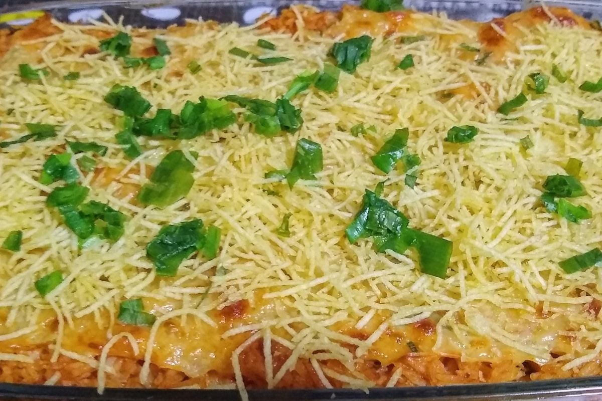 arroz de forno caseiro