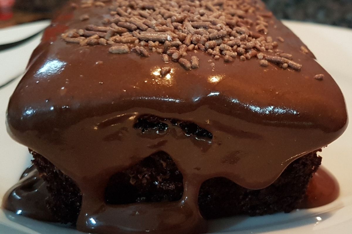 bolo de chocolate