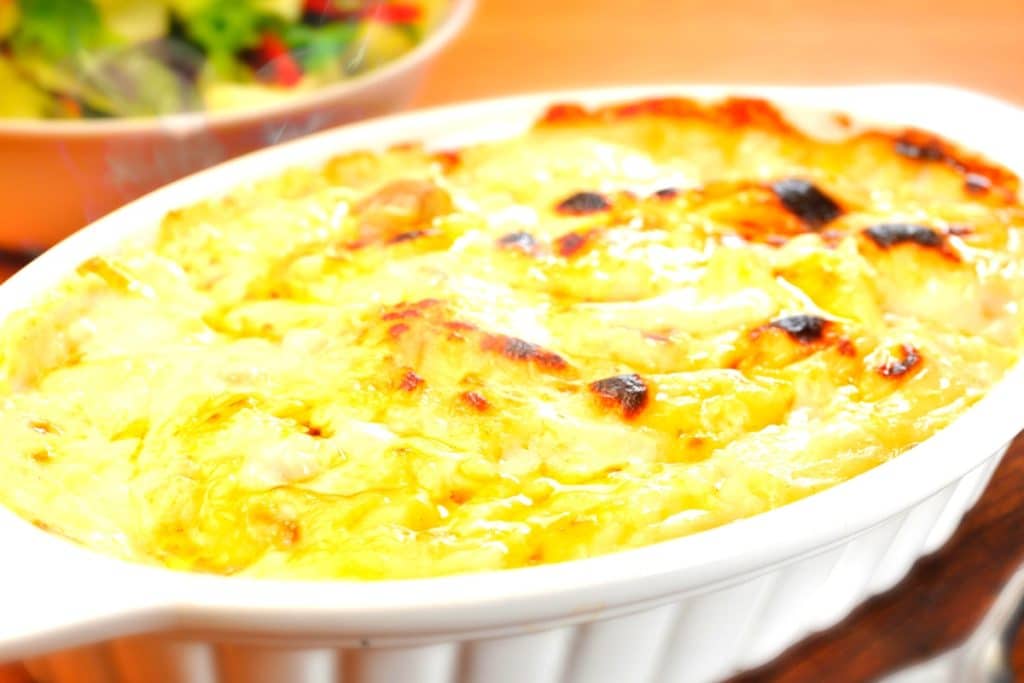 Gratinado de frango com mandioquinha faça para o fim de semana