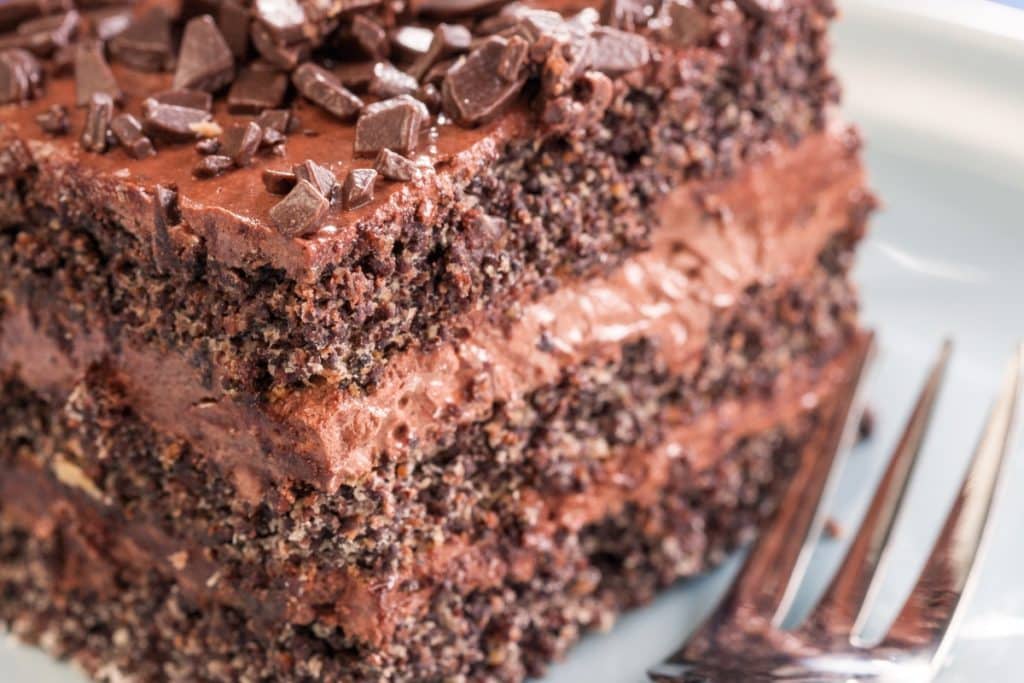 bolo de coca com chocolate