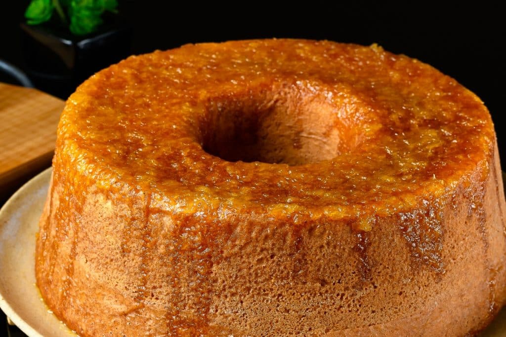 bolo de laranja molhadinho com leite condensado