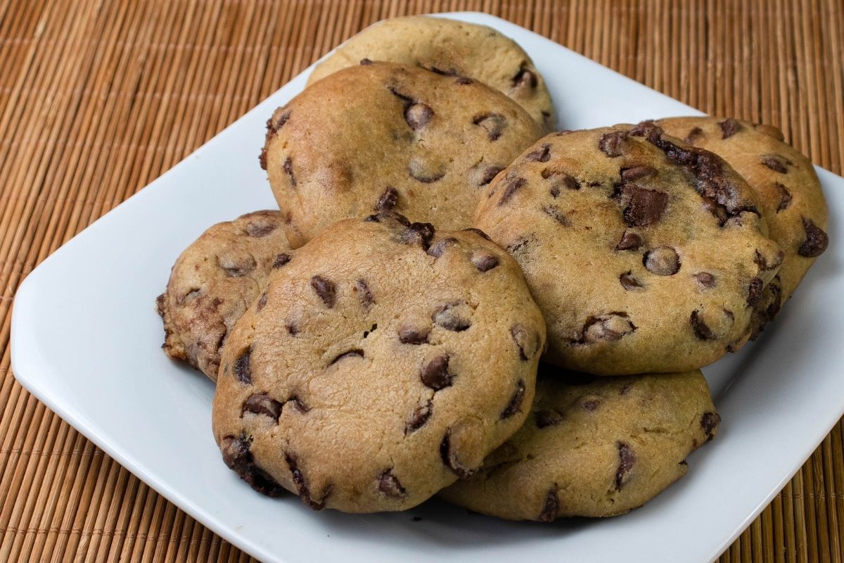 cookie com gotas de chocolate, cookie de chocolate, cookie de chocolate com avela, Cookie de nutella