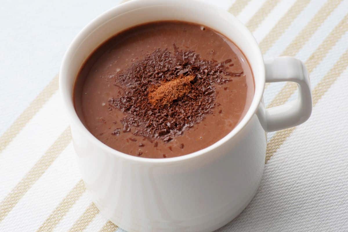 Chocolate quente cremoso