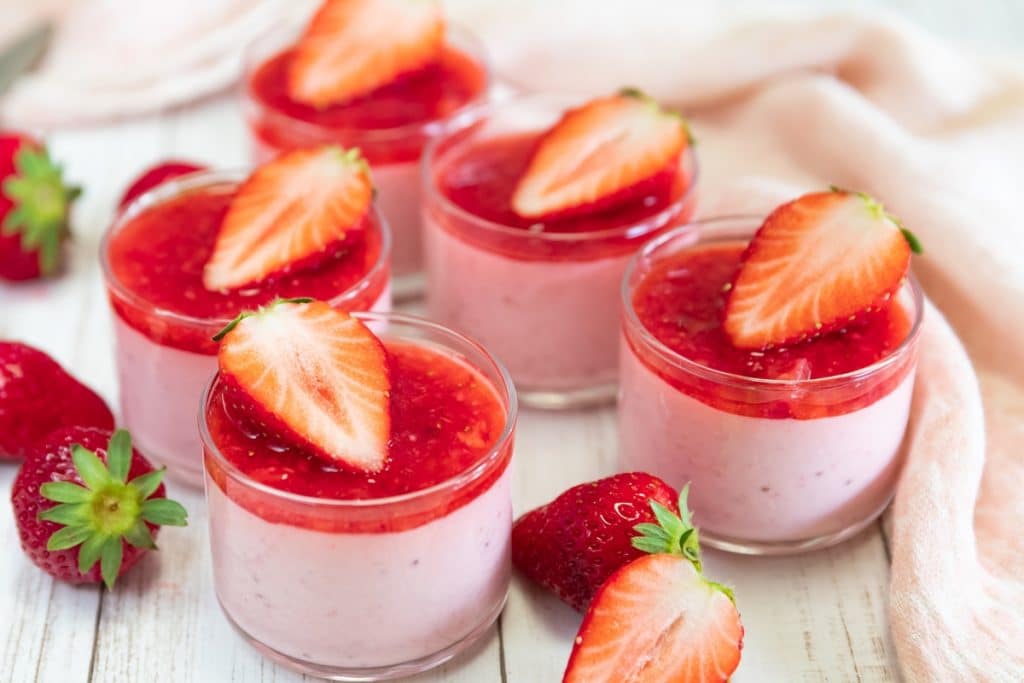 Mousse de morango