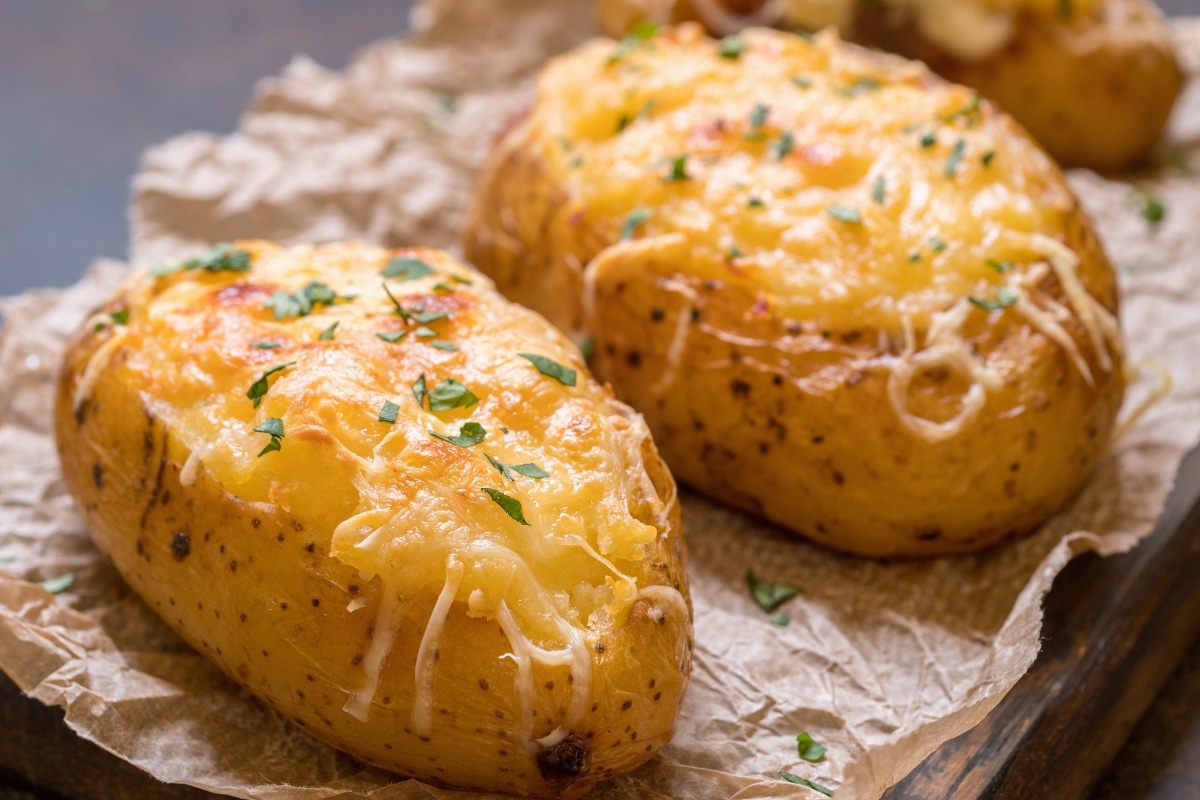 batatas com dois queijos
