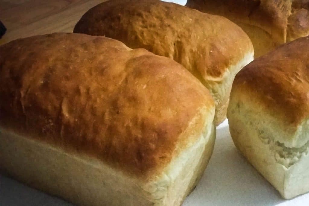 Pão de forma caseiro