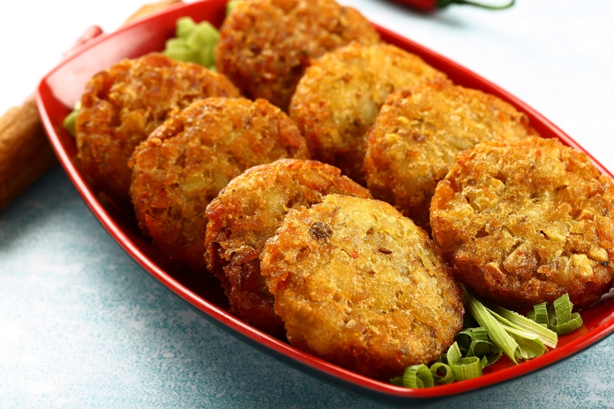 aloo tikki bolinhos indianos