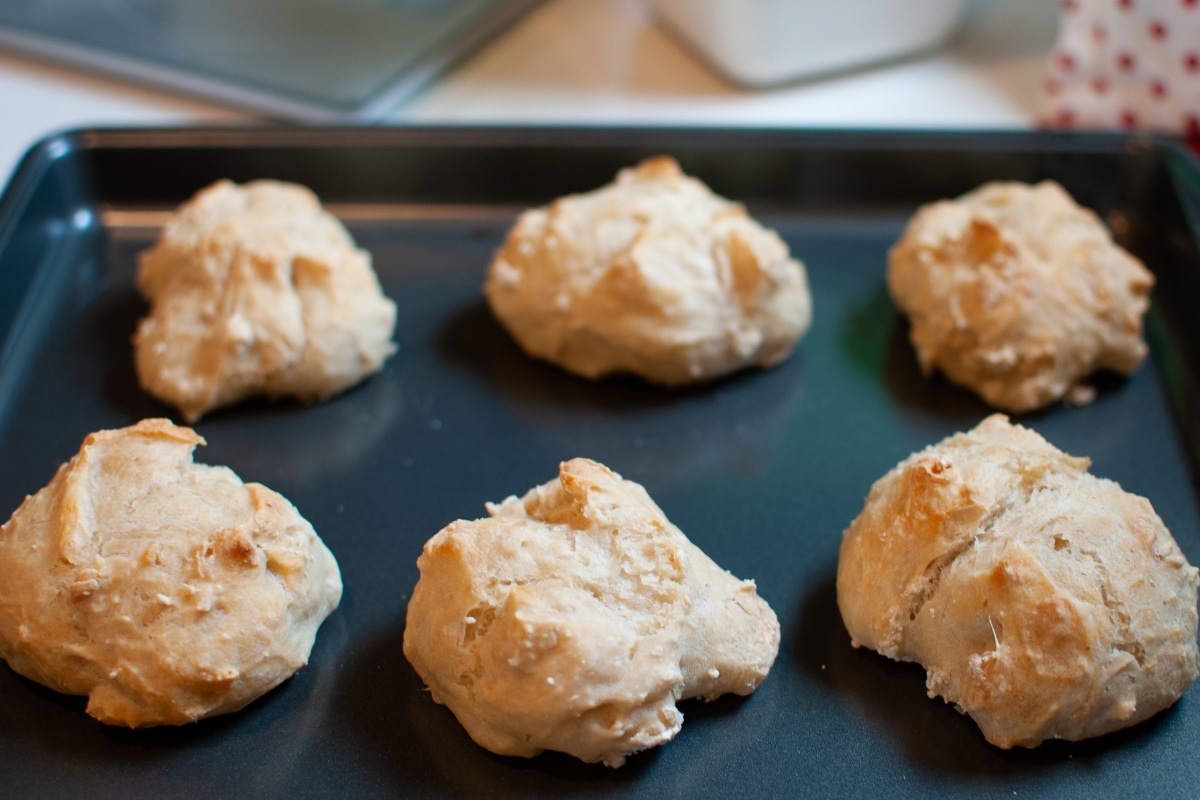 bolinhos de pão alemão