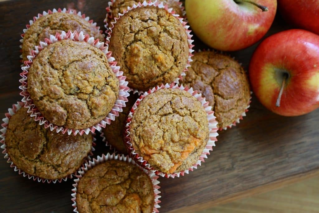 muffin de maçã