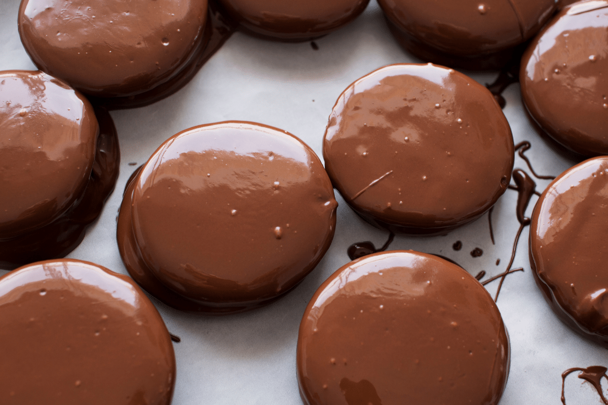 o alfajor de chocolate