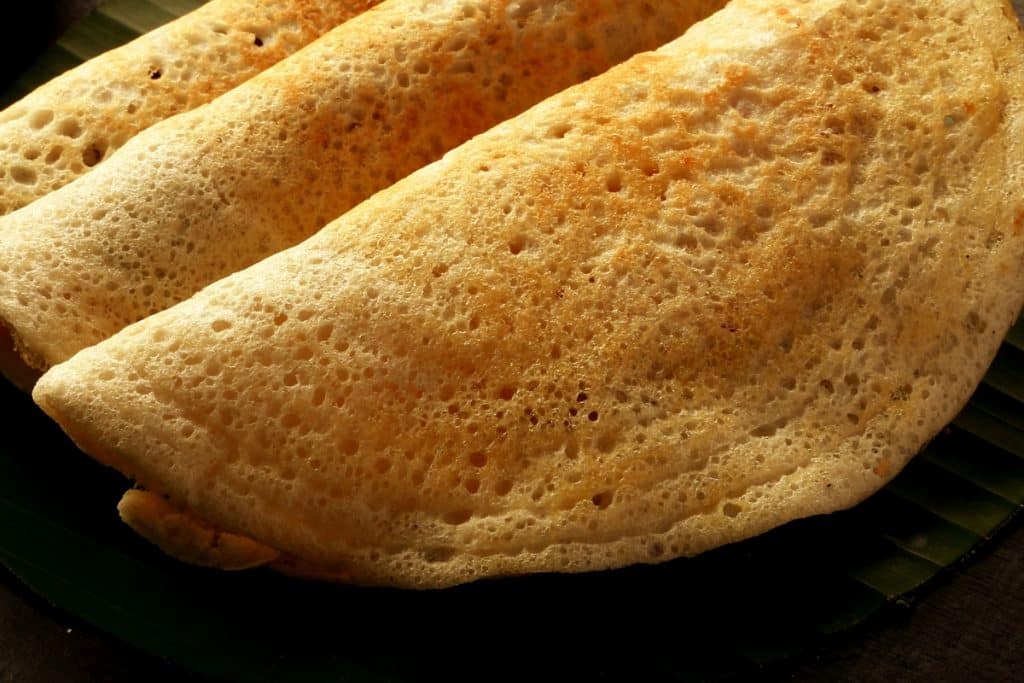 Dosa Thosai é uma receita popular na culinária do sul da Índia