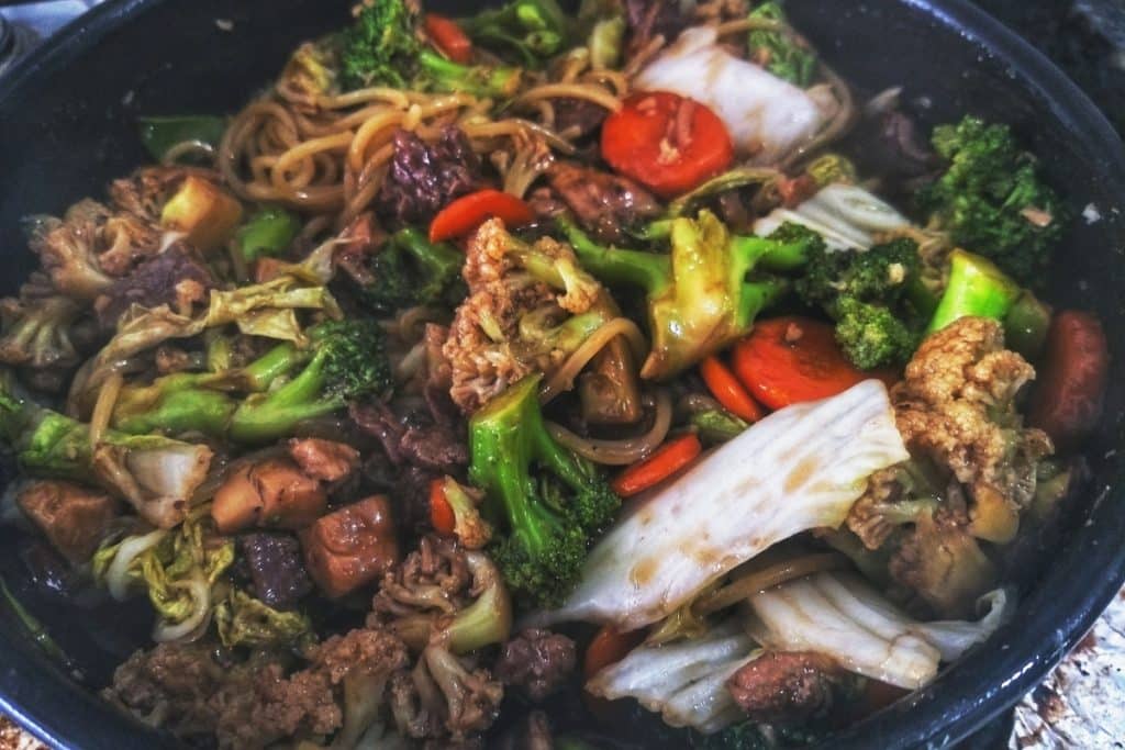 yakisoba de carne