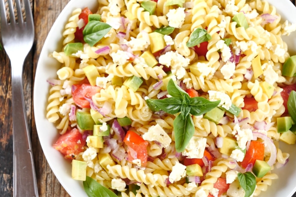 Salada de macarrão dia das mães