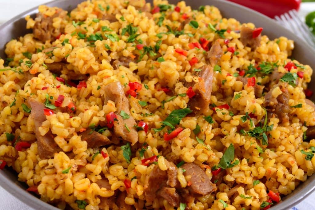 bulgur com carne