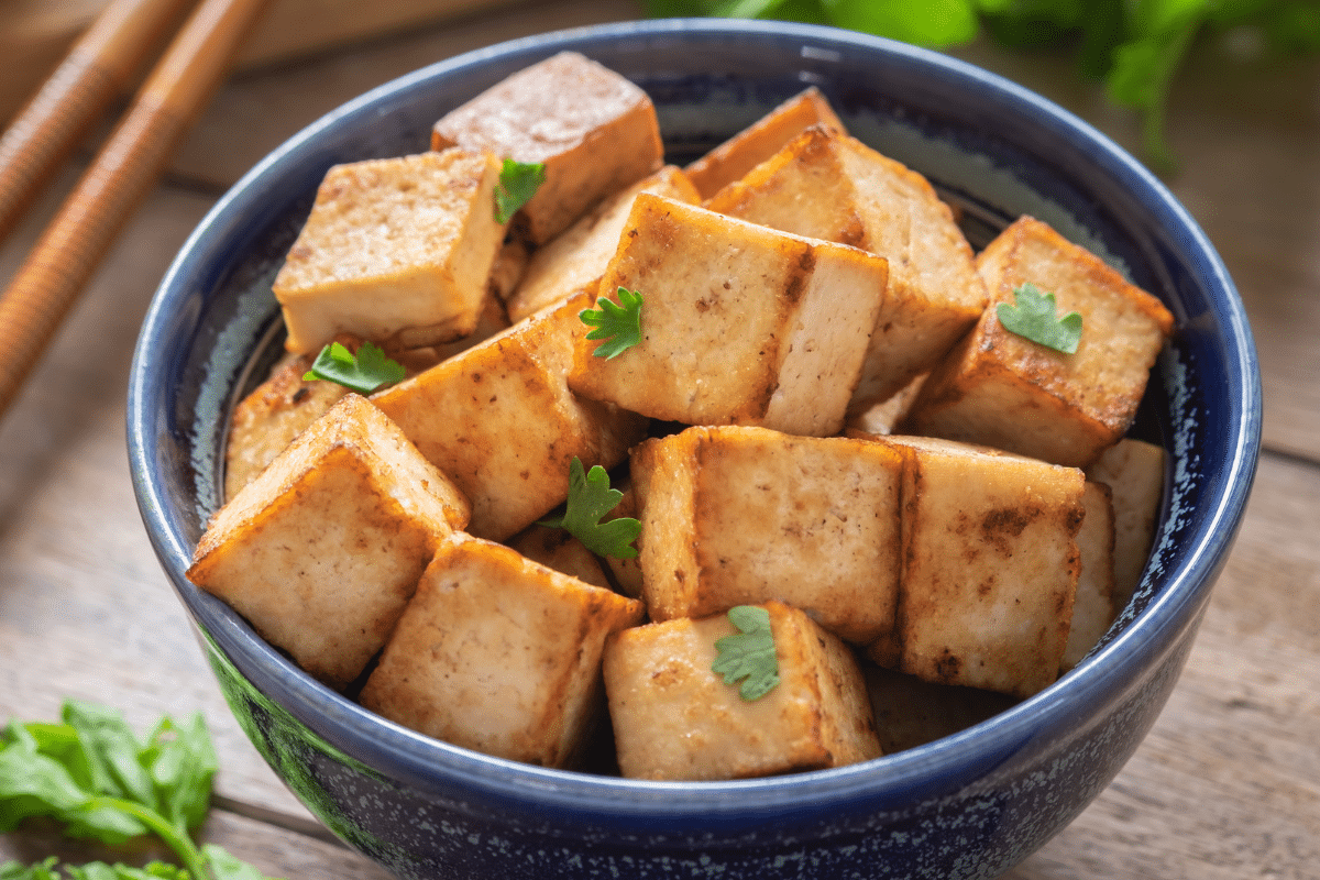 Tofu frito