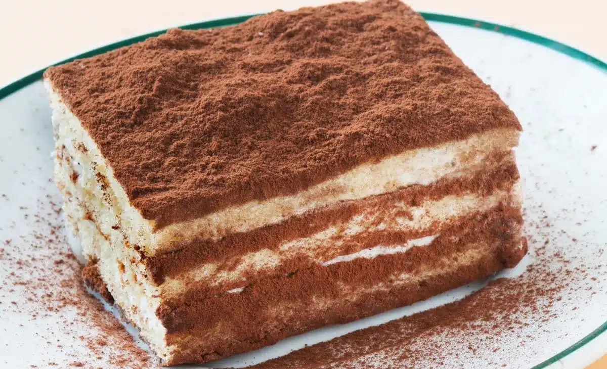 Sobremesa italiana tiramisu