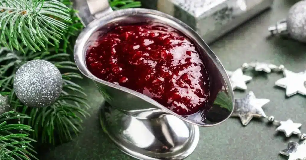 Molho de Cranberry de Natal