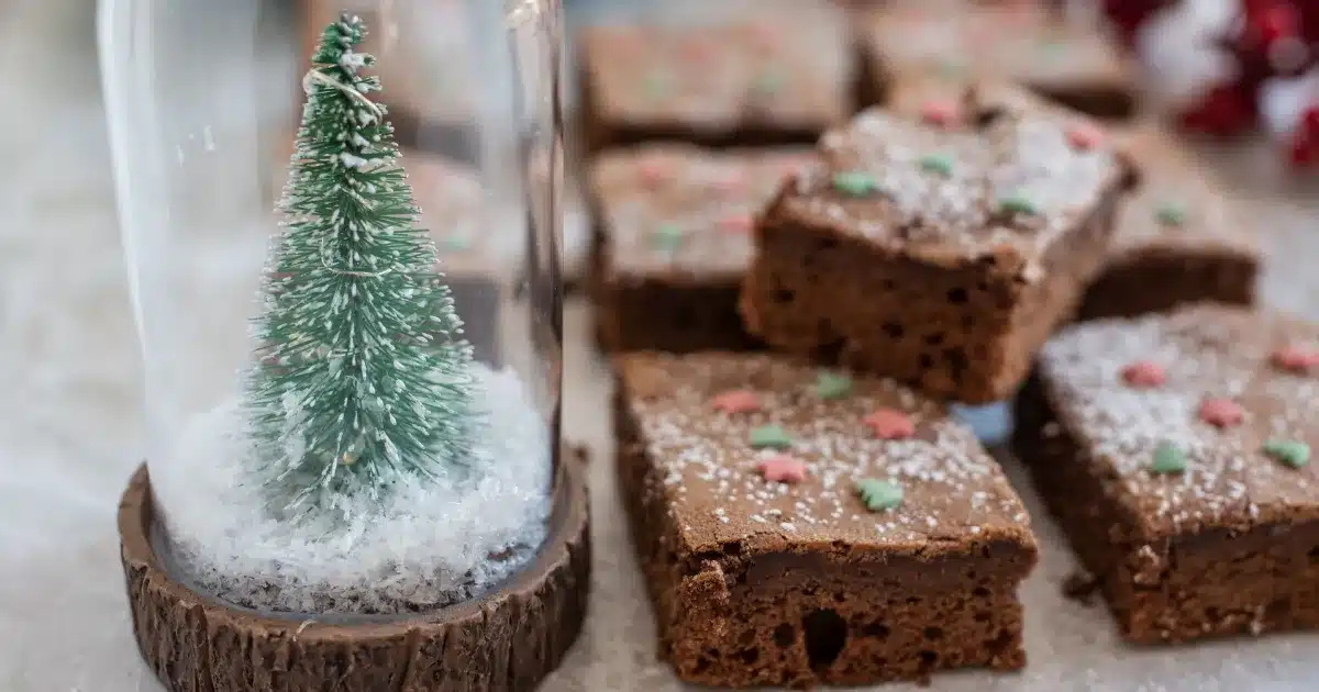 brownies de natal