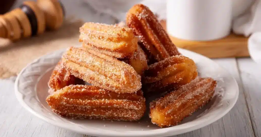 minis churros caseiro