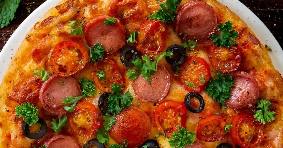 Pizza de Salsicha