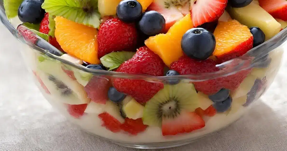 salada de frutas refrescante