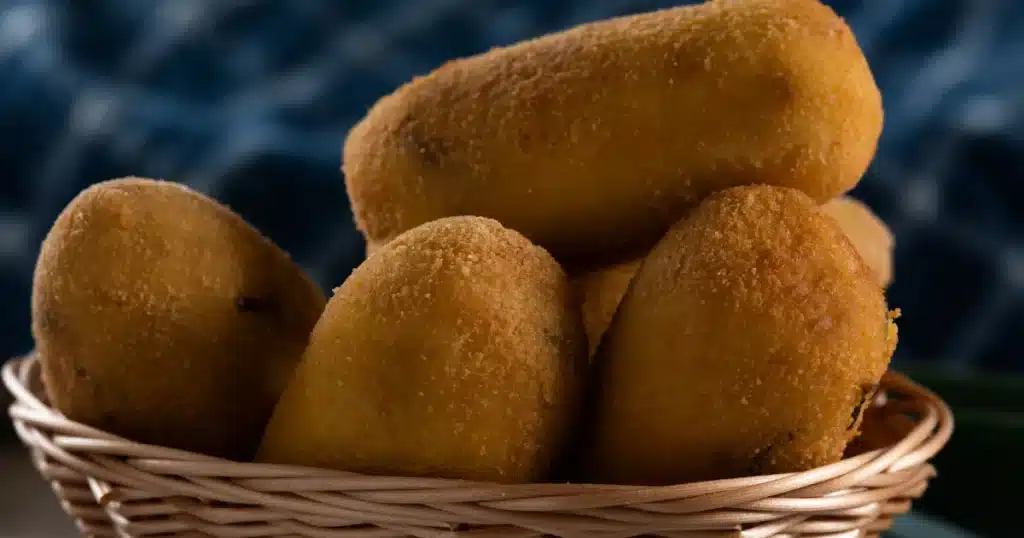 croquete de bacalhau