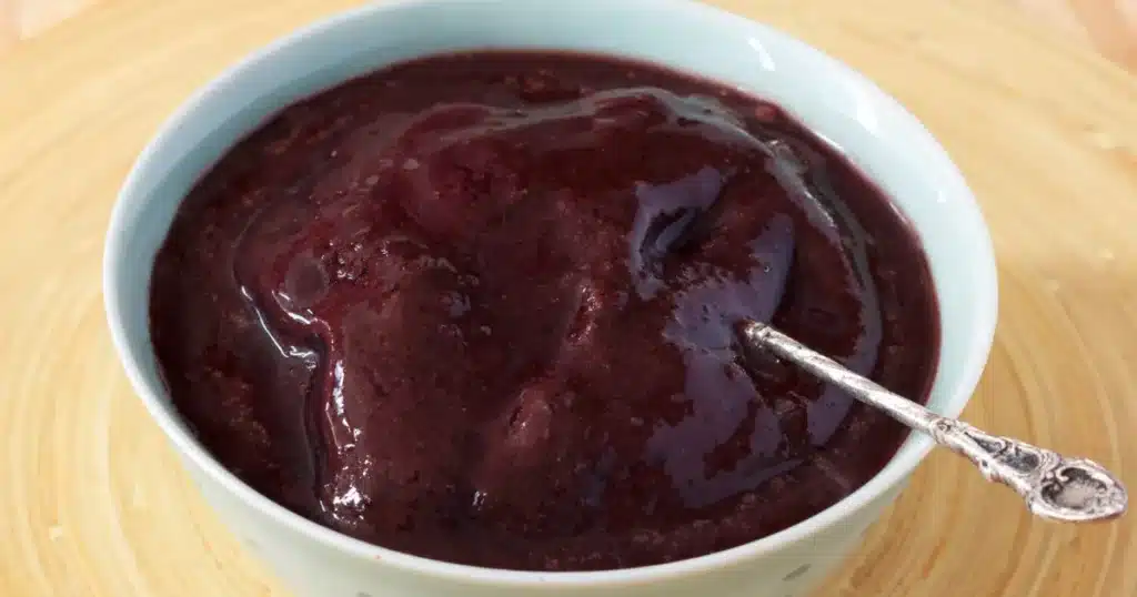 sobremesa açaí gelado