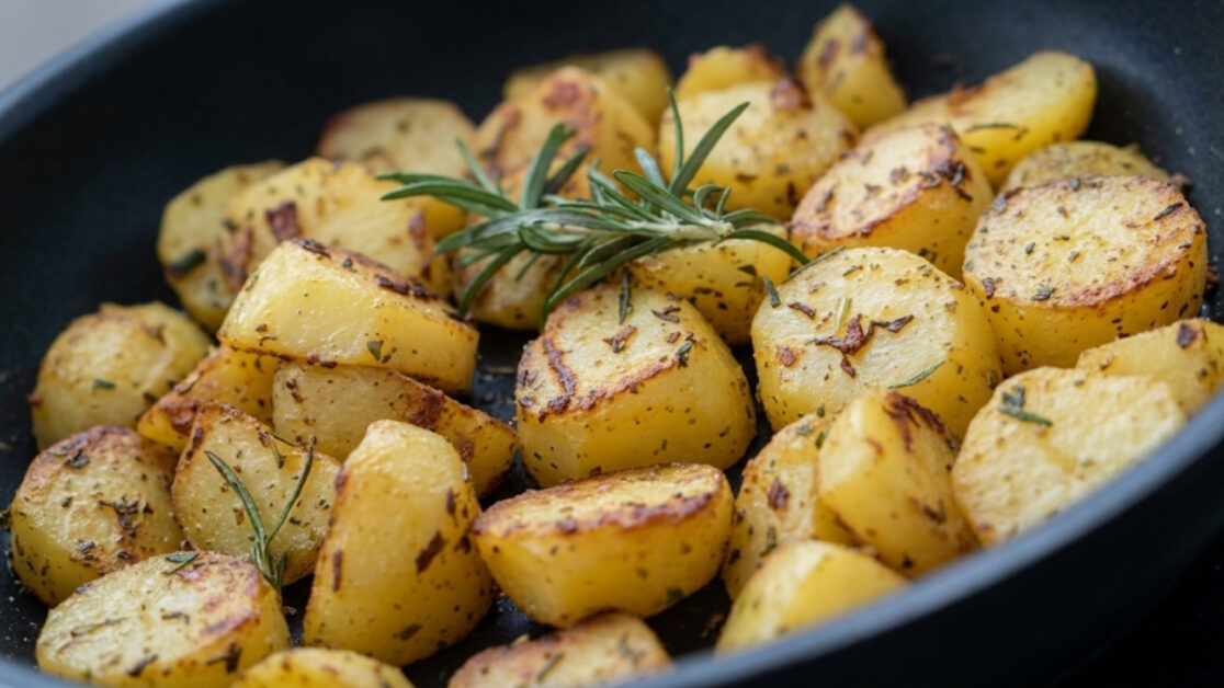 Batatas souté assadas