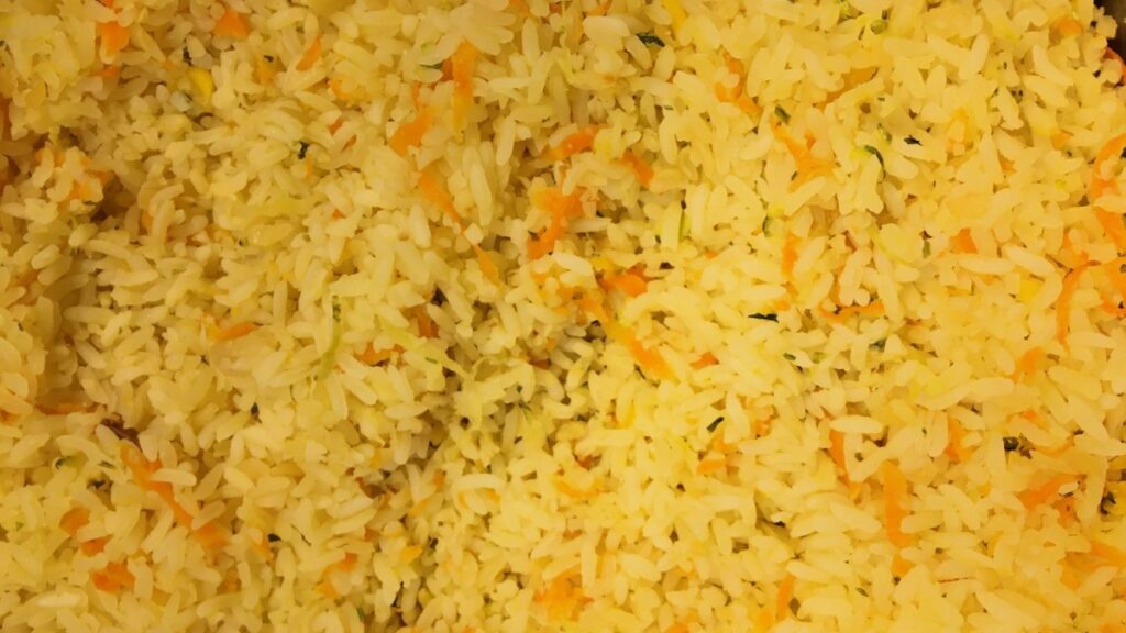 Arroz com cenoura 