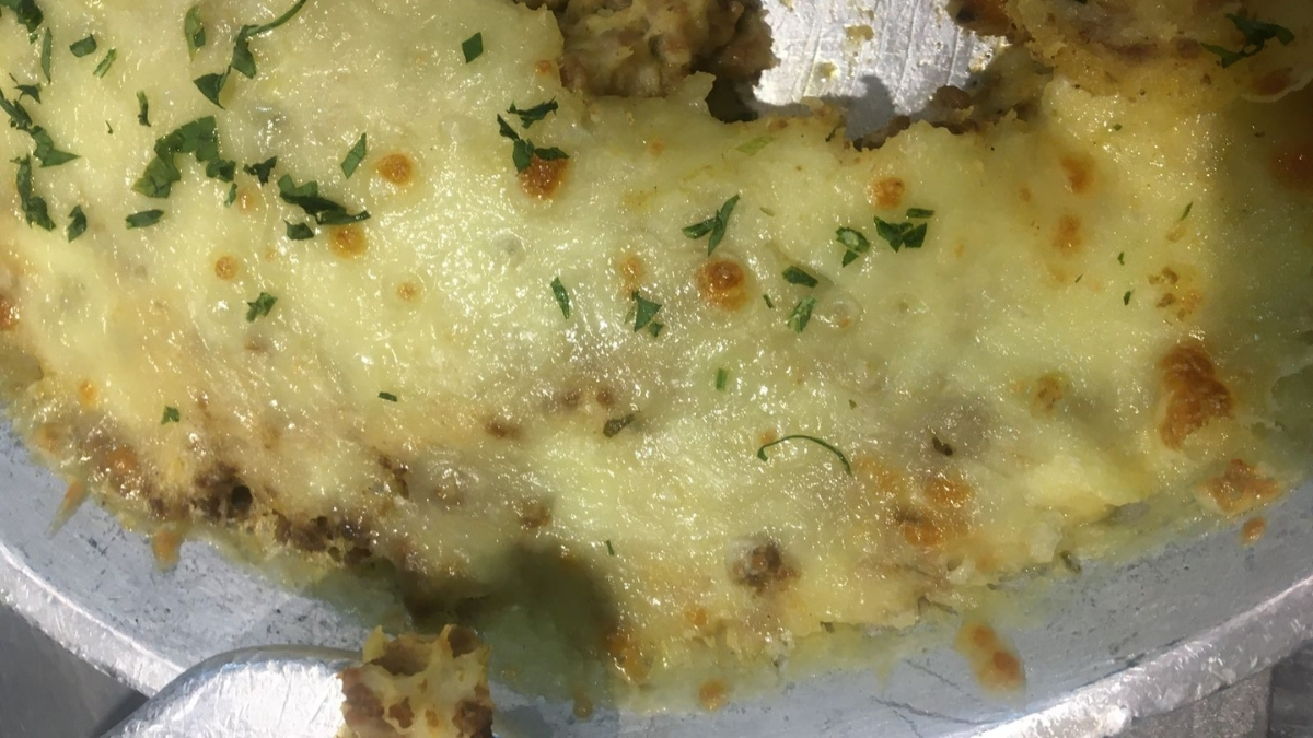 Escondidinho de batata com carne moída