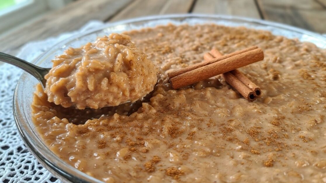 Arroz doce sem leite condensado